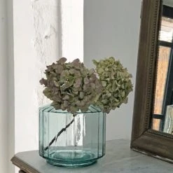 Maison Tilleul Vases Vase Façon Bonbonnière Facetté Transparent -Vases Soldes vase facon bonbonniere facette transparent 3