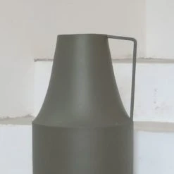 Passage Vernet Vases Vase Façon Pot à Lait En Métal Gris -Vases Soldes vase facon pot a lait en metal gris 4