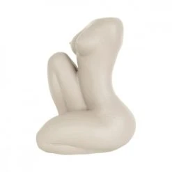 Present Time Vases Vase Femme Assise Polyrésine Blanc H37cm -Vases Soldes vase femme assise polyresine blanc h37cm 2