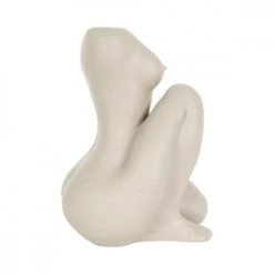 Present Time Vases Vase Femme Assise Polyrésine Blanc H37cm -Vases Soldes vase femme assise polyresine blanc h37cm 4