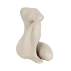 Present Time Vases Vase Femme Assise Polyrésine Blanc H37cm -Vases Soldes vase femme assise polyresine blanc h37cm 5