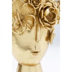 Kare Design Vases Vase Femme Couronne De Fleurs En Polyrésine Dorée H30 -Vases Soldes vase femme couronne de fleurs en polyresine doree h30 1
