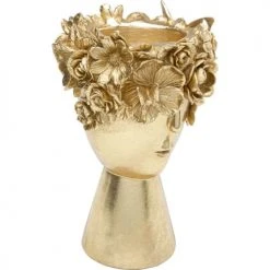 Kare Design Vases Vase Femme Couronne De Fleurs En Polyrésine Dorée H30 -Vases Soldes vase femme couronne de fleurs en polyresine doree h30 3