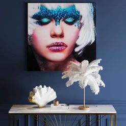 Kare Design Vases Vase Feuille De Ginkgo En Grès Blanc Et Doré H18 -Vases Soldes vase feuille de ginkgo en gres blanc et dore h18 1