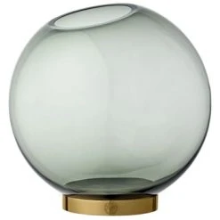 AYTM Vases Vase Globe Verre Et Laiton Large D21cm -Vases Soldes vase globe verre et laiton large d21cm 9