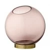 AYTM Vases Vase Globe Verre Et Laiton Medium D16cm -Vases Soldes vase globe verre et laiton medium d16cm 8