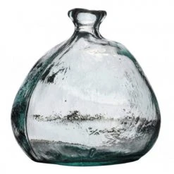 Wadiga Vases Vase Goutte En Verre Recyclé H18cm