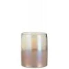 LANADECO Vases Vase Haut Verre Rose H20,5cm
