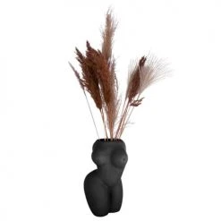 Present Time Vases Vase Lady Résine Noir -Vases Soldes vase lady resine noir 2