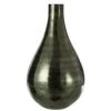 LANADECO Vases Vase Long Verre Vert H52,5cm