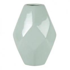 Maisons Du Monde Vases Vase Origami En Dolomite Bleu Vert H21