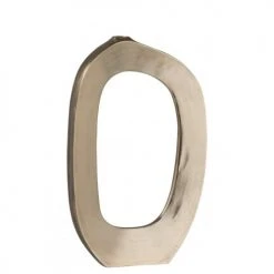 LANADECO Vases Vase Ovale Ouvert Alu Or H40,5cm -Vases Soldes vase ovale ouvert alu or h40 5cm 3