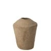 LANADECO Vases Vase Papier Mâché Marron H58cm -Vases Soldes vase papier mache marron h58cm