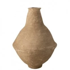 LANADECO Vases Vase Papier Mâché Marron H85,5cm -Vases Soldes vase papier mache marron h85 5cm 3