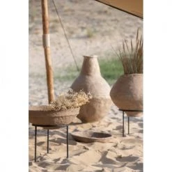 LANADECO Vases Vase Papier Mâché Marron H85,5cm -Vases Soldes vase papier mache marron h85 5cm 5