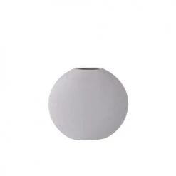 LANADECO Vases Vase Plat Céramique Clair H24,5cm