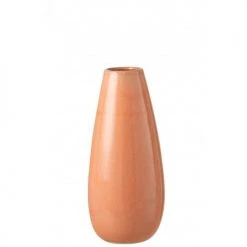 LANADECO Vases Vase Rond Céramique Pamplemousse H48cm