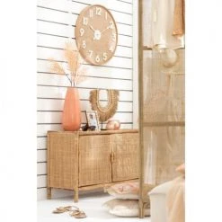 LANADECO Vases Vase Rond Céramique Pamplemousse H48cm -Vases Soldes vase rond ceramique pamplemousse h48cm 4