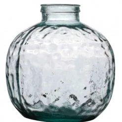 Wadiga Vases Vase Rond En Verre Recyclé H35cm