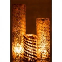 LANADECO Vases Vase Rond Verre Argent H61cm -Vases Soldes vase rond verre argent h61cm 5