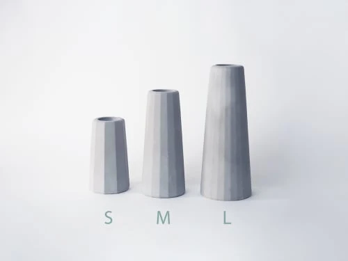 Gone's Vases Vase Soliflore En Béton (moyenne Taille) H12cm 8 Gone's Vases Vase Soliflore En Béton (moyenne Taille) H12cm – Image 6