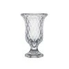 Wadiga Vases Vase Vasque En Verre Diamants - 12.5x12.5x20cm -Vases Soldes vase vasque en verre diamants 12 5x12 5x20cm