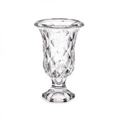 Wadiga Vases Vase Vasque En Verre Losanges 15x15x24cm