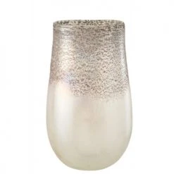LANADECO Vases Vase Verre Gris/rose H30cm