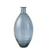 LANADECO Vases Vase Verre Mat Bleu H59cm -Vases Soldes vase verre mat bleu h59cm