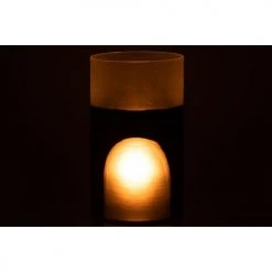 LANADECO Vases Vase Verre Noir/transparent H30cm -Vases Soldes vase verre noir transparent h30cm 2