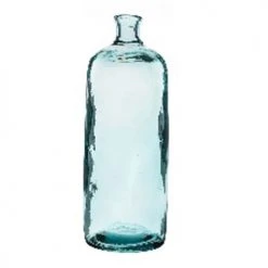 Decoratie Vases Vase Verre Recyclé Transparent H42cm