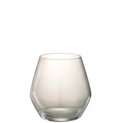 LANADECO Vases Vase Verre Transparent H23cm
