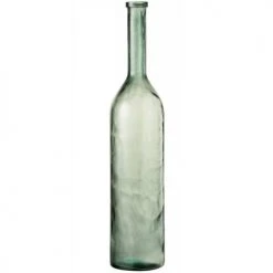 LANADECO Vases Vase Verre Vert H100cm