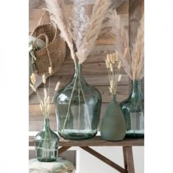 LANADECO Vases Vase Verre Vert H56cm -Vases Soldes vase verre vert h56cm 1
