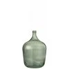 LANADECO Vases Vase Verre Vert H56cm -Vases Soldes vase verre vert h56cm