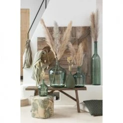 LANADECO Vases Vase Verre Vert H56cm -Vases Soldes vase verre vert h56cm 2