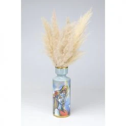 Kare Design Vases Vase Visage Femme Déstructuré En Céramique Bleue H40 -Vases Soldes vase visage femme destructure en ceramique bleue h40 1