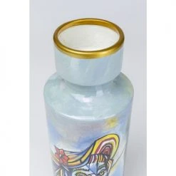 Kare Design Vases Vase Visage Femme Déstructuré En Céramique Bleue H40 -Vases Soldes vase visage femme destructure en ceramique bleue h40 3