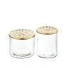 Villa Collection Vases En Verre Or - Lot De 2